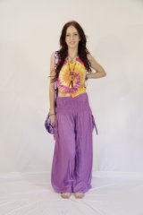 L-Ruching Pants Pockets Tabitha Lilac
