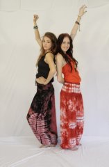 Tie Dye L-Ruching Pants Bianca