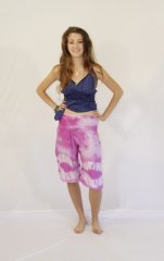 Tie Dye Mini Ruching Brandy Pink
