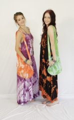 Tie Dye L-Strap Dress Angelica